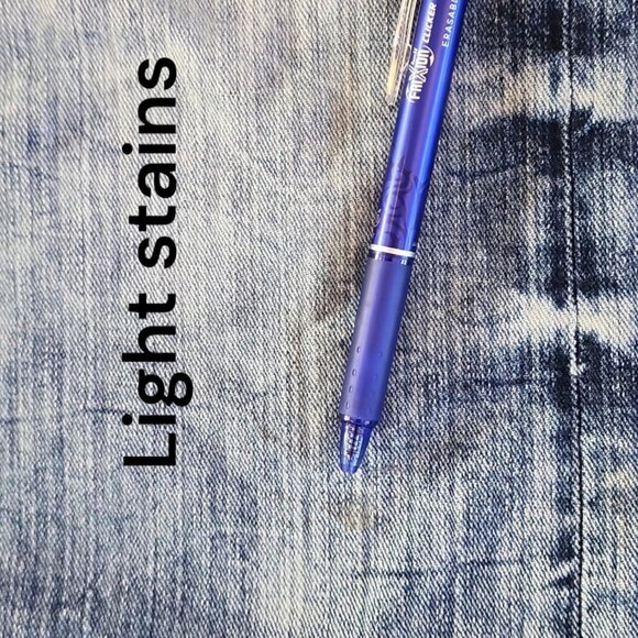 Heavily Distressed Vintage Silver Jeans size 33x32 - Picture 3 of 8